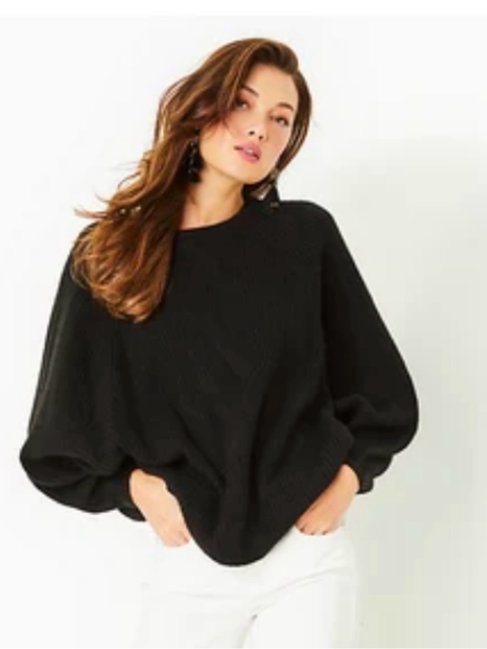 Lilly Pulitzer Arienza Sweater - Black.